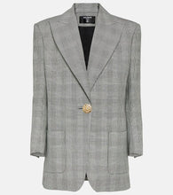 Balmain Checked wool blazer