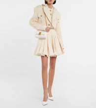 Balmain Cotton-blend tweed cropped jacket