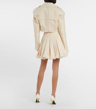 Balmain Cotton-blend tweed cropped jacket