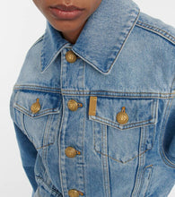 Balmain Cropped denim jacket