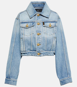 Balmain Cropped denim jacket