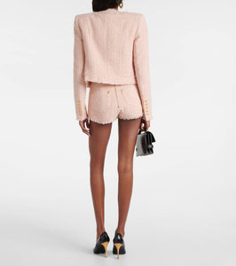 Balmain Cropped tweed jacket