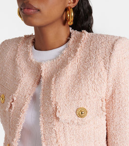 Balmain Cropped tweed jacket