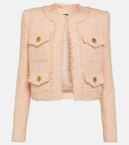 Balmain Cropped tweed jacket