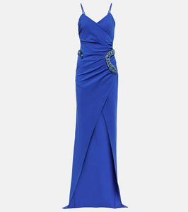 Balmain Crystal-embellished gown