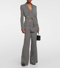 Balmain Double-breasted monogram jacket