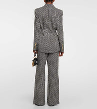 Balmain Double-breasted monogram jacket