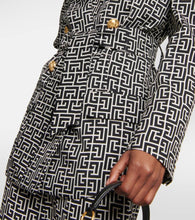 Balmain Double-breasted monogram jacket