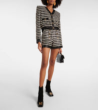 Balmain Edna suede and patent leather ankle boots