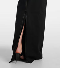 Balmain Embellished halterneck gown