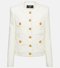 Balmain Embellished tweed jacket