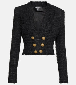 Balmain Embellished tweed jacket