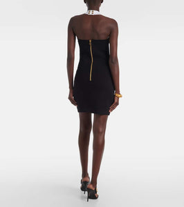 Balmain Halterneck minidress