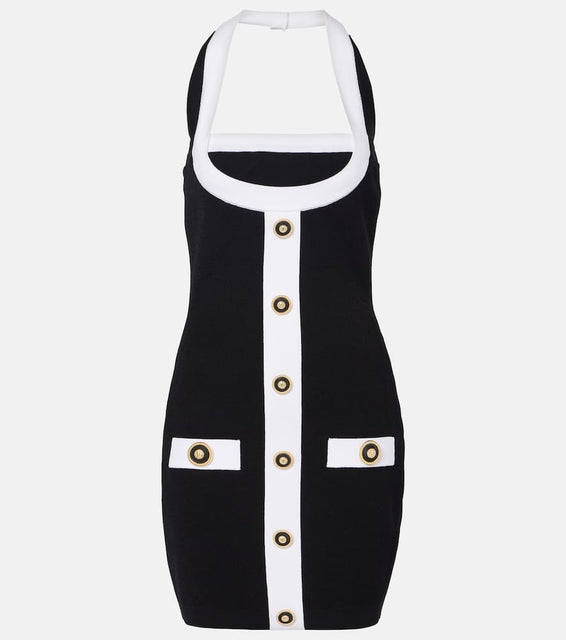 Balmain Halterneck minidress