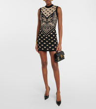 Balmain Intarsia knitted minidress