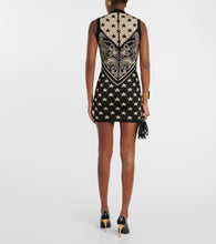 Balmain Intarsia knitted minidress