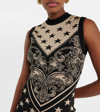 Balmain Intarsia knitted minidress