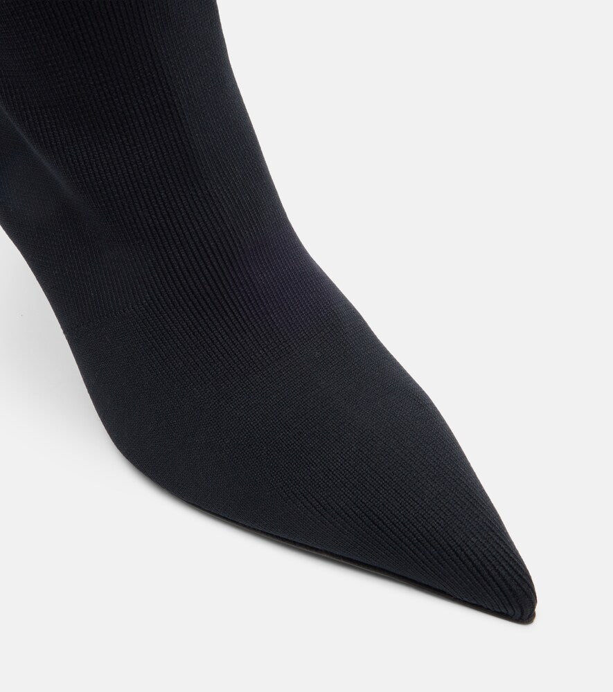Balmain Knitted wedge over-the-knee boots