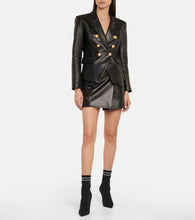 Balmain Leather blazer