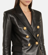 Balmain Leather blazer