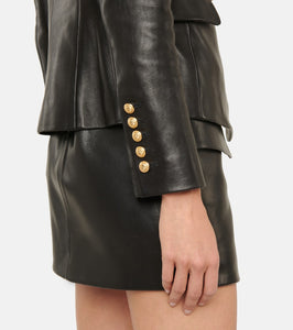 Balmain Leather blazer