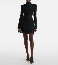Balmain Lettre D'Amour jacquard minidress