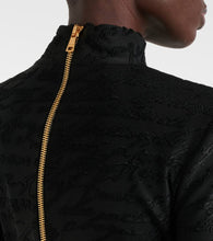 Balmain Lettre D'Amour jacquard minidress