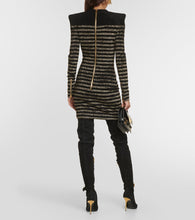 Balmain Lurex√Ç¬Æ striped minidress