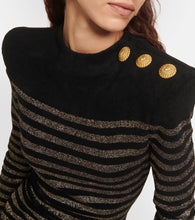 Balmain Lurex√Ç¬Æ striped minidress
