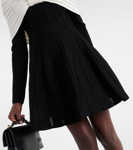 Balmain Off-shoulder bow-detail minidress