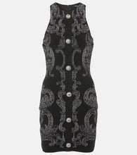 Balmain Paisley jacquard Lurex√Ç¬Æ minidress