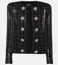 Balmain Sequined tweed jacket