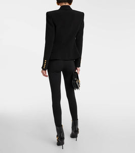 Balmain Single-breasted cr√É¬™pe blazer