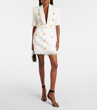 Balmain Spencer cropped tweed jacket