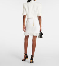 Balmain Spencer cropped tweed jacket