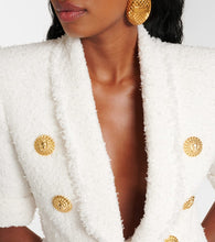 Balmain Spencer cropped tweed jacket