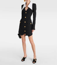 Balmain Virgin wool minidress