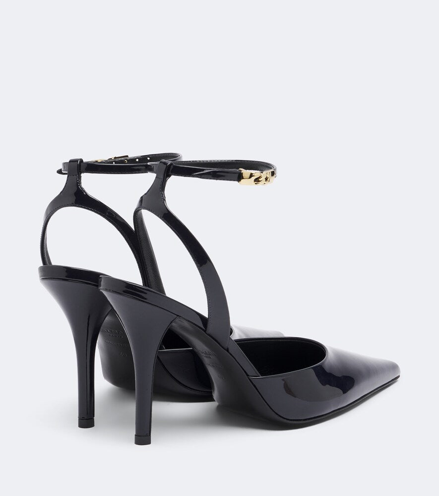 Balmain Patent leather slingback pumps - Black High-Heel Pumps