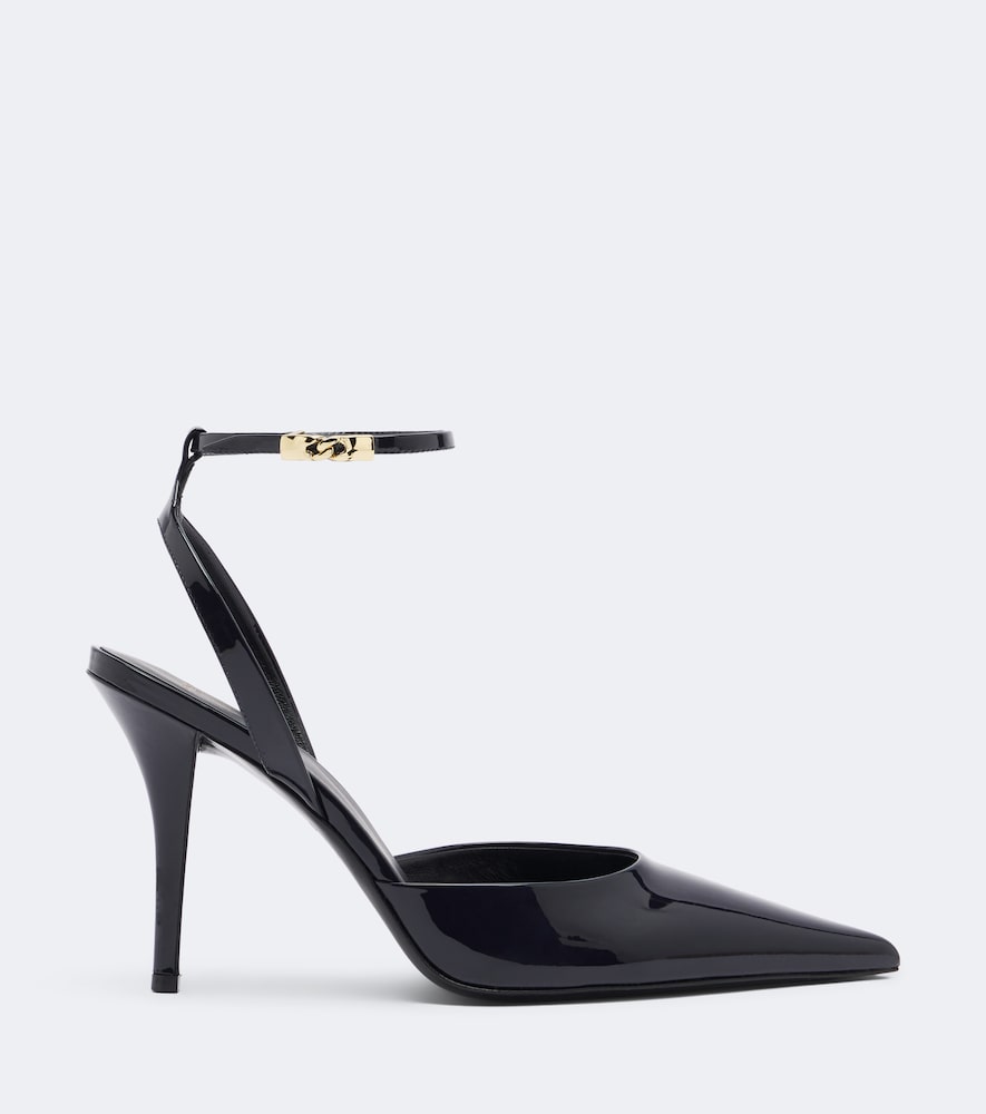 Balmain Patent leather slingback pumps - Black High-Heel Pumps
