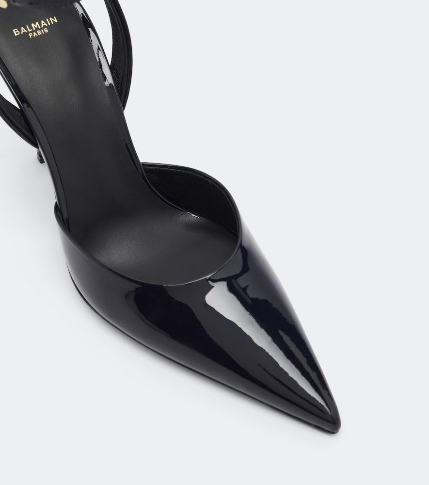 Balmain Patent leather slingback pumps - Black High-Heel Pumps