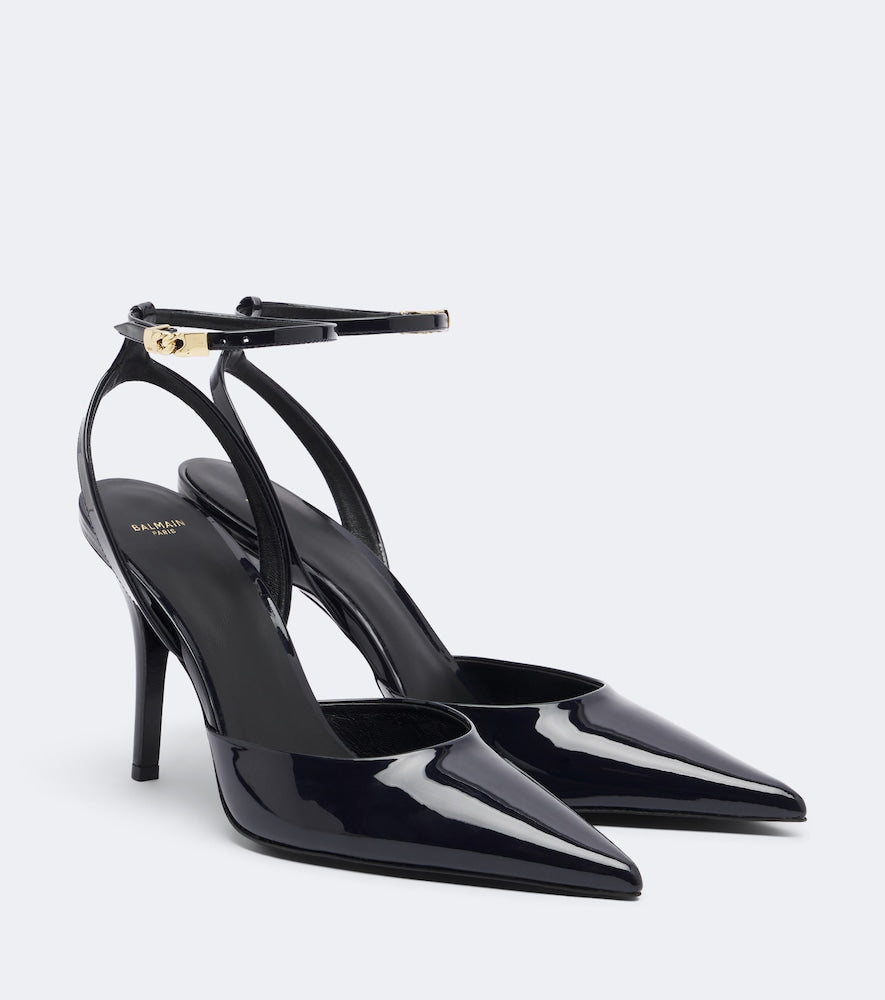 Balmain Patent leather slingback pumps - Black High-Heel Pumps