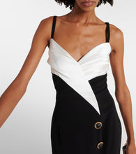 Balmain crêpe gown