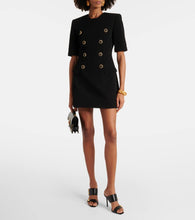 Balmain crêpe minidress