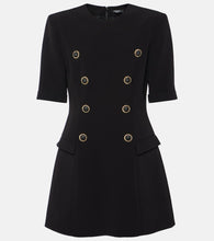 Balmain crêpe minidress
