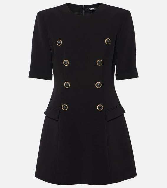 Balmain crêpe minidress