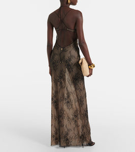 Bananhot Alora lace maxi dress
