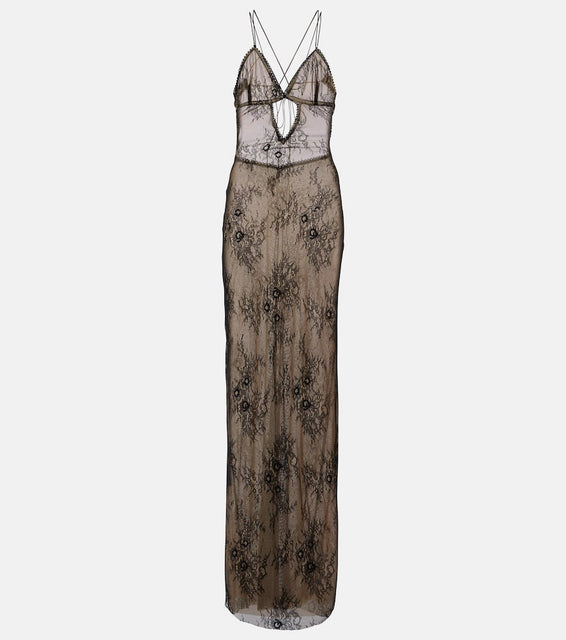 Bananhot Alora lace maxi dress