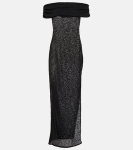 Bananhot Ava off-shoulder maxi dress