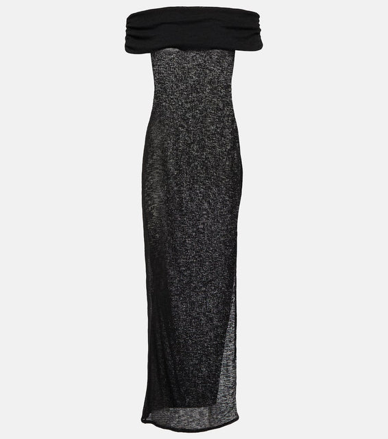 Bananhot Ava off-shoulder maxi dress