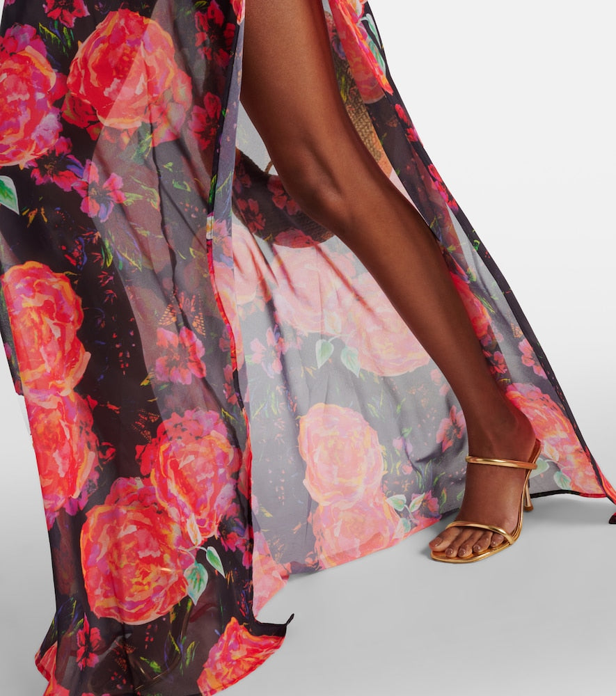 Bananhot Floral maxi dress